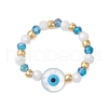 Glass Beaded Stretch Rings for Women RJEW-JR00704-3