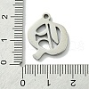 Non-Tarnish 201 Stainless Steel Pendants STAS-B055-01P-Q-3