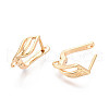 Brass Hoop Earring Findings KK-N267-28G-3