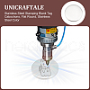 Unicraftale 150Pcs 3 Style 304 Stainless Steel Stamping Blank Tag Cabochons STAS-UN0055-70-5