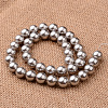 Polished Round Grade A Shell Pearl Bead Strands BSHE-M027-8mm-26-2