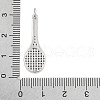 Rack Plating Brass Micro Pave Cubic Zirconia Pendants KK-P269-06P-3