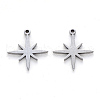 304 Stainless Steel Pendants X-STAS-N092-37-2