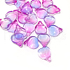 Imitation Jade Glass Charms GLAA-H016-02B-38-1