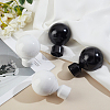 Gorgecraft 2Pcs Iron Round Curtain Rod Finials FIND-GF0002-96A-5