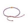 Adjustable Natural Yellow Aventurine Braided Bead Bracelets BJEW-F391-A17-8