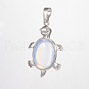 Tortoise Opalite Pendants G-D648-03-RS-2