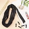 Nylon Closed-end Zipper and Zinc Alloy Zipper Sliders Zipper Head DIY-BC0011-64-7