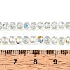 Transparent Glass Beads Strands EGLA-N016-4mm-06-4