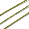   5 rolls 5 colors Nylon Rattail Satin Cord NWIR-PH0002-09A-01-3