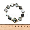 Abalone Shell Beads Stretch Bracelets BJEW-D315-03G-5