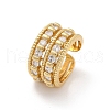 Brass Micro Pave Cubic Zirconia Cuff Rings RJEW-Q030-01B-G-2