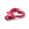 Spray Painted Alloy Lobster Claw Clasps PALLOY-K257-13-4