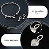   925 Sterling Silver Peach Heart Charms FIND-PH0021-55A-4