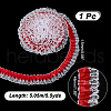 AHADERMAKER Polyester Lace Flower Trim OCOR-GA0001-92-2