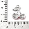 Cherry Alloy Pendants PALLOY-S051-03A-P-3