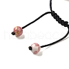 12.5mm Round Natural Ocean White Jade Braided Bead Bracelets for Women Men BJEW-C060-01F-3