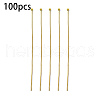 100Pcs Brass Ball Head Pins KK-YW0002-42G-2