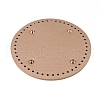 PU Leather Flat Round Bag Bottom FIND-WH0056-05B-2