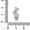 304 Stainless Steel Pendants STAS-Q362-01A-P-3