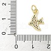 Brass Micro Pave Cubic Zirconia Pendants ZIRC-I356-07G-02-3