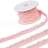 10 Yards Polyester Elastic Lace Trim SRIB-WH0011-121D-1