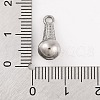 Non-Tarnish 304 Stainless Steel Pendants STAS-Z077-04P-3