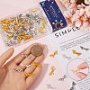 SUNNYCLUE 150Pcs 3 Colors Zinc Alloy Butterfly Beads FIND-SC0011-83-3