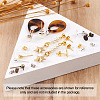 Brass Stud Earring Findings KK-TA0007-78-10