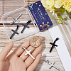 SUNNYCLUE 8Pcs 2 Colors 304 Stainless Steel Pendants STAS-SC0009-39-3