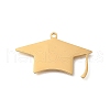 304 Stainless Steel Pendants STAS-S144-10G-1