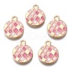 Alloy Enamel Pendants ENAM-N054-58C-RS-1