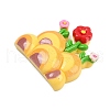 Opaque Resin Cabochons CRES-P037-01C-2