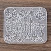 Pendant Silicone Molds AJEW-S041-03A-3
