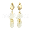 Brass Stud Earrings EJEW-TA00606-2