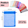 SOFPLATE 100Pcs 10 Colors Organza Bags Jewellery Storage Pouches Wedding Favour Party Mesh Drawstring Gift OP-SP0001-02-2