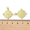 Rack Plating Brass Micro Pave Cubic Zirconia Pendants KK-Z039-25G-3