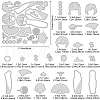 Carbon Steel Cutting Dies Stencils DIY-WH0309-067-3