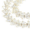 Electroplate Glass Beads Strands EGLA-N012-04G-3