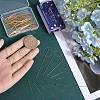 SUNNYCLUE 100Pcs 5 Styles  Brass Flat Head Pins KK-SC0005-33-3
