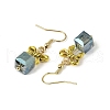 Alloy & Glass Dangle Earrings EJEW-JE06361-03-3