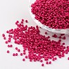 12/0 1.5~2mm Baking Paint Glass Seed Beads Loose Spacer Beads X-SEED-S001-K5-1