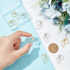 Unicraftale 12Pcs 2 Colors 201 Stainless Steel Pendants STAS-UN0046-89-4