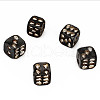 Resin 6 Sided Dices SKUL-PW0002-100A-1