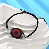 Evil Eye Acrylic Link Bracelets BJEW-U027-01P-4