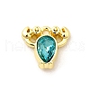 Alloy Rhinestone Pendants PALLOY-D330-02G-02B-1