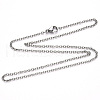 Non-Tarnish 304 Stainless Steel Cable Chain Necklace NJEW-S420-007A-P-4