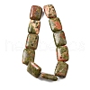Natural Unakite Beads Strands G-S386-A02-3