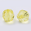 Transparent Acrylic Beads X-TACR-Q257-6mm-V21-3