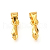 Brass Pinch Bails KK-E143-G-FF-1